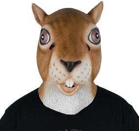 img 3 attached to LarpGears Latex Squirrel Mask Animal