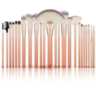 logiverl 24 piece professional synthetic makeup brush set with travel case - the perfect christmas gift! logo