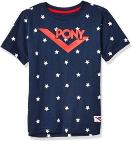 img 3 attached to Pony Short Sleeve Heather Print Boys' Clothing in Tops, Tees & Shirts