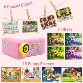 img 2 attached to 📷 Dinosaur Kids Video Camera Camcorder with 270°Rotation 2.4Inch Screen, 1080P FHD Camera for Kids Digital Video Camera Recorder for Boys Girls Gift Age 3-10 with 32G SD Card, Card Reader" - Slightly revised: "Dinosaur Kids Video Camera with 270°Rotation 2.4 Inch Screen, 1080P FHD Camera for Kids Digital Recording, Boys Girls Gift Age 3-10, 32GB SD Card, Card Reader