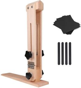 img 4 attached to 🪡 Enhanced Adjustable 45cm Leather Stitching Pony for DIY Hand Stitching - Premium Leather Clamp for Tabletop or Desktop Use