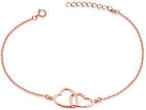 img 3 attached to 👯 Charming Best Friend Bracelets - Set of 2 | Infinity Love Knot Friendship Bracelets with Cards for Best Friends