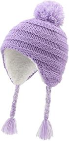 img 4 attached to Home Prefer Toddler Sherpa Earflap Boys' Accessories ~ Hats & Caps