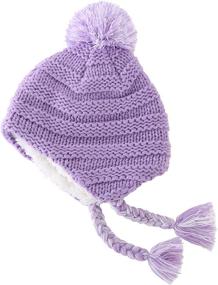 img 3 attached to Home Prefer Toddler Sherpa Earflap Boys' Accessories ~ Hats & Caps