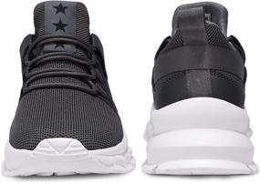 img 1 attached to Enhance Footwear Comfort with UUBARIS Breathable Cushion Sneakers for Men