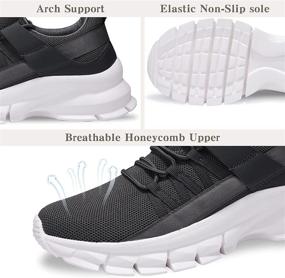 img 3 attached to Enhance Footwear Comfort with UUBARIS Breathable Cushion Sneakers for Men