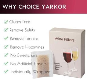 img 3 attached to YARKOR Wine Filter 12 Pack: Prevent Red Wine Headaches, Nausea, Allergy Sensitivity. Reduce Tannin Acid & Protein Excess