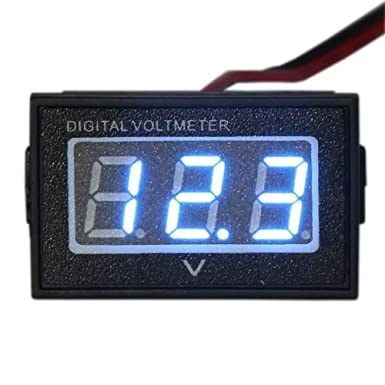 waterproof 4 5 150v automative motorcycle voltmeter 로고
