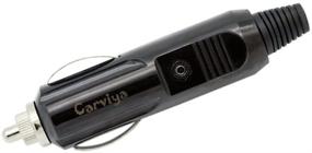 img 2 attached to 🔌 Carviya 12V Мужской адаптер прикуривателя автомобиля/вспомогательное гнездо разъема с предохранителем и индикатором диода - 3A, 5A, 6A, 8A, 10A, 15A, 20A (2 шт.)