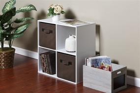 img 2 attached to 📦 OneSpace 4-Cube Organizer - White Finish: 50-41201