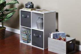 img 1 attached to 📦 OneSpace 4-Cube Organizer - White Finish: 50-41201
