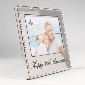 img 2 attached to 🎉 Lawrence Frames 4x6 Happy 25th Anniversary Picture Frame: Celebrate Love and Milestones