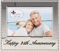 🎉 lawrence frames 4x6 happy 25th anniversary picture frame: celebrate love and milestones логотип