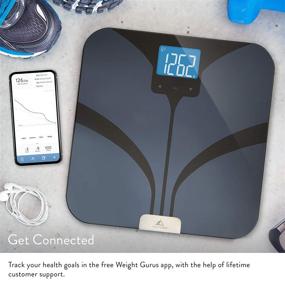 img 3 attached to 📊 Greater Goods Bluetooth Connected Bathroom Smart Scale: Accurate BMI, Lean Mass, Water Weight, & Bone Mass Tracking, Extra-Large Backlit LCD Screen, Auto-Calibration & Auto-Off