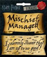 🧙 harry potter sticker set: mischief managed & up to no good logo