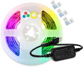 img 4 attached to 🌈 GLEDOPTO ZigBee TV Backlight Kit 5V LED Strip Controller with 2M IP20 RGBCCT Strip Lights - Compatible with Hue Bridge, Amazon Echo Plus, SmartThings APP - Voice Control Enabled (ZigBee Hub Required)