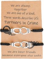 🌟 sparkling friendship bracelets: best friend birthday gifts & matching long distance bracelets for teen girls and sisters logo