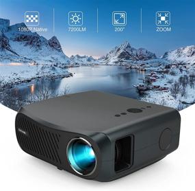 img 4 attached to Full HD 1080P Native Projector 7200 Lumen Support 200&#34