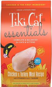 img 4 attached to Tiki Pets Tiki Cat Essentials Dry Food - High Protein Chicken & Turkey Recipe for Cats & Kittens