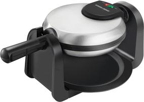 img 4 attached to 🧇 BLACK+DECKER Silver Flip Waffle Maker | WM1404S