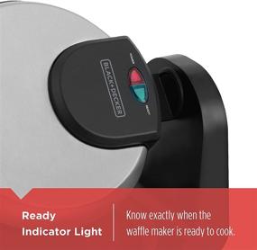 img 3 attached to 🧇 BLACK+DECKER Silver Flip Waffle Maker | WM1404S