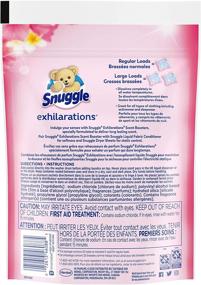 img 3 attached to Enhance Your Laundry Experience with Snuggle Exhilarations In-Wash Laundry Scent Booster Pacs - Island Hibiscus and Rainflower (Pack of 20, Packaging May Vary)