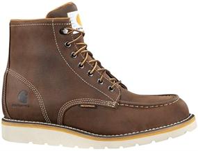 img 1 attached to 👞 Carhartt CMW6275 6 Inch Water-Resistant Wedge Men's Shoes for Work & Safety