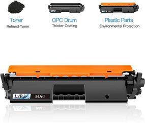 img 1 attached to 🖨️ LxTek Compatible Toner Cartridge Replacement for HP 94A CF294A - Compatible with Laserjet Pro M118dw, M118, M148dw, M148fdw, M148 Series, M149 Printer (Black, Pack of 2)