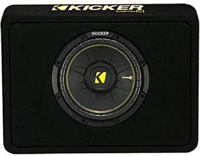 img 1 attached to 🎵 Kicker 10-дюймовый 600 Вт 4 Ом Вентилируемый Тонкий Профиль Сабвуфер С Корпусом 44TCWC104