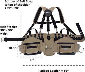img 1 attached to Jackson Palmer Professional Comfort Rig Suspenders
