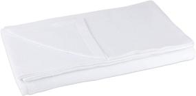 img 4 attached to 🏥 JMR 70 x 90 Hospital Blanket: White Poly/Cotton Blend for Patient Privacy