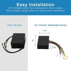 img 1 attached to 3-Way Touch Sensor Dimmer Kit - Control Module & Sensor Replacement for Touch Lamps (150W)