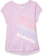 👚 short sleeve top for avalanche girls logo