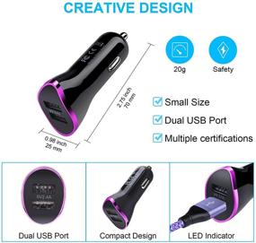 img 1 attached to Car Charger Adapter Portable Audio & Video