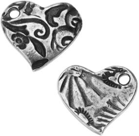 img 2 attached to TierraCast Charm 13 5X15Mm Antiqued Pewter
