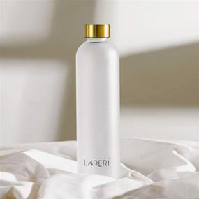 img 2 attached to 🥤 Laperi 32 oz Water Bottles with Time Markers, BPA Free, Leak Proof Flip Lid - Ideal for Women, Gym, and Outdoor Use!