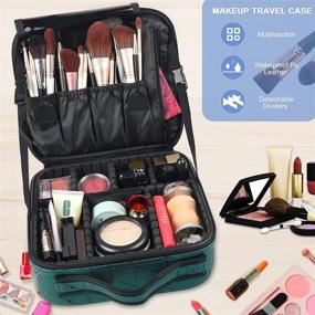 img 2 attached to 💄 Portable Adjustable Cosmetic Accessories Organizer