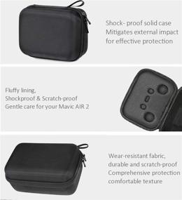 img 3 attached to 👜 Waterproof Portable Storage Bag for DJI Mavic Air 2S/Mavic Air 2 Drone: Hard Travel Case with Scratch Resistant Protective Cover and Remote Control - Ideal for O'woda Mavic Air 2S Carring Accessories (2 Pack)