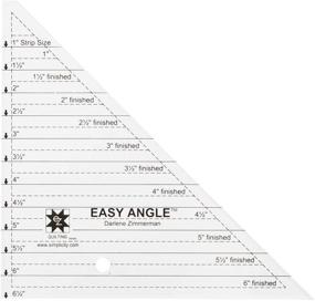 img 2 attached to Квилтинг линейка и шаблон: маленький треугольник легкого угла размеры