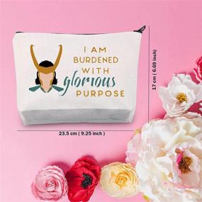 img 3 attached to 🎁 TSOTMO TV Show Inspired Glorious Purpose Novelty Cosmetic Bag - A Perfect Gift for Fans and Friends