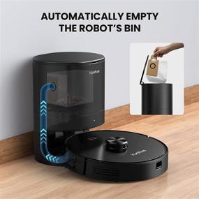 img 3 attached to 🤖 HONITURE Q6 Robot Vacuum Cleaner: Self-Emptying, Laser Navigation, Wi-Fi Connected, Ideal for Pet Hair