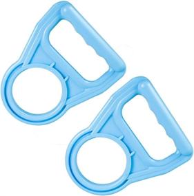 img 1 attached to 🚰 Dirza Drinking Water Bottle Handle Bottle Lifter - Easy Lifting - Set of 2 Assorted Colors