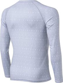 img 3 attached to 👕 TSLA Kid's & Children's Thermal Long Sleeve Tops, Crew Neck Fleece Lined Compression Base Layer Shirts