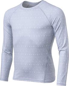 img 4 attached to 👕 TSLA Kid's & Children's Thermal Long Sleeve Tops, Crew Neck Fleece Lined Compression Base Layer Shirts