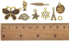 img 2 attached to 🐾 150Pcs Silver Mixed Antique Animal Styles Charms Pendants for DIY Necklace, Bracelet, Jewelry Making, and Crafting - LABOTA