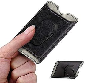 img 4 attached to Universal Wallet Sticker Leather Suction