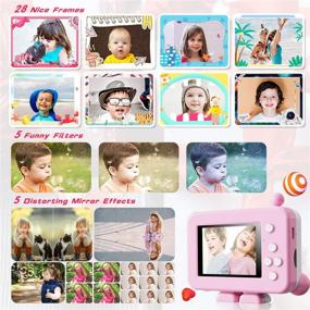 img 2 attached to 📷 Vibrant HD Resolution Camcorder for Kids - Digital Children's Electronics
