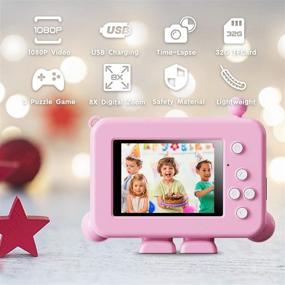 img 3 attached to 📷 Vibrant HD Resolution Camcorder for Kids - Digital Children's Electronics