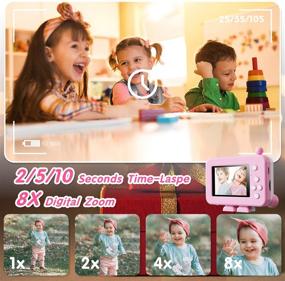 img 1 attached to 📷 Vibrant HD Resolution Camcorder for Kids - Digital Children's Electronics