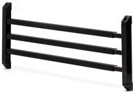 enhanced stability black push bar for rv screen door - camco 43976 - guards against torn screens logo